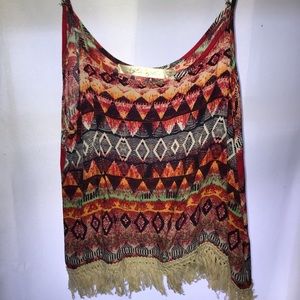 Cropped Aztec Tank